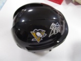 Sidney Crosby of the Pittsburgh Penguins signed autographed hockey mini helmet COA 806