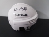 Wayne Gretzky of the LA Kings signed autographed hockey mini helmet COA 816