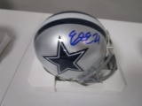Ezekiel Elliott of the Dallas Cowboys signed autographed football mini helmet COA 007