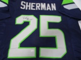 Richard Sherman of the Seattle Seahawks signed autographed football jersey PAAS COA 116