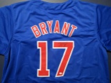 Kris Bryant of the Chicago Cubs signed autographed baseball jersey PAAS COA 825
