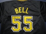 Josh Bell of the Pittsburgh Pirates signed autographed baseball jersey PAAS COA 319