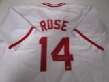 Pete Rose of the Cincinnati Reds signed autographed baseball jersey CA COA 398
