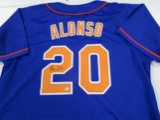 Pete Alonzo of the New York Mets signed autographed baseball jersey PAAS COA 314