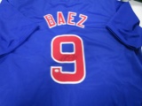 Javier Baez of the Chicago Cubs signed autographed baseball jersey PAAS COA 061