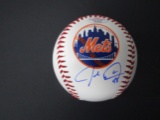 Jacob deGrom of the New York Mets signed autographed logo baseball PAAS COA 096