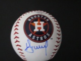 Jose Altuve of the Houston Astros signed autographed logo baseball PAAS COA 116