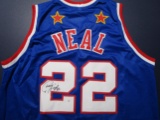 Curly Neal of the Harlem Globetrotters signed autographed basketball jersey PAAS COA 627