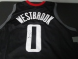 Russell Westbrook of the Houston Rockets signed autographed basketball jersey PAAS COA 227