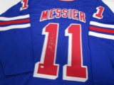 Mark Messier of the New York Rangers signed autographed hockey jersey PAAS COA 277