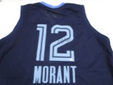 Ja Morant of the Memphis Grizzlies signed autographed basketball jersey PAAS COA 165