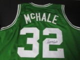 Kevin McHale of the Boston Celtics signed autographed basketball jersey PAAS COA 214