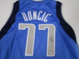 Luka Doncic of the Dallas Mavericks signed autographed basketball jersey PAAS COA 483