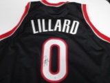 Damian Lillard of the Portland Trailblazers signed autographed basketball jersey PAAS COA 310