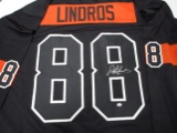 Eric Lindros of the Philadelphia Flyers signed autographed hockey jersey PAAS COA 371