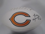 Khalil Mack of the Chicago Bears signed autographed logo football PAAS COA 707