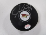 Jeremy Roenick of the Phoenix Coyotes signed autographed hockey puck PAAS COA 973