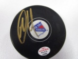 Artemi Panarin of the NY Rangers signed autographed hockey puck PAAS COA 880