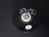 Evgeni Malkin of the Pittsburgh Penguins signed autographed hockey puck PAAS COA 848