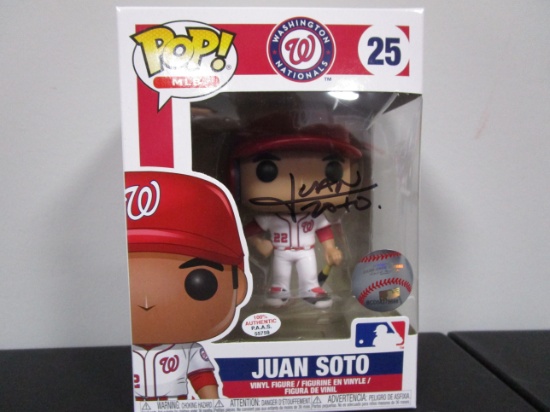 Juan Soto of the Washington NAtionals signed autographed Funko Pop Figure PAAS COA 759