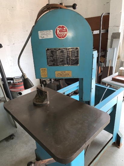 Roll In Metal Working Band Saw