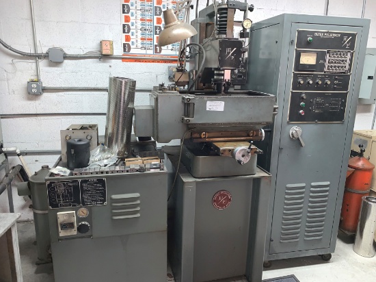 Eltee Pulsitron EDM Machine, E.P. 30, Serial # 0225, Vacuum & Extra Filters