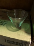 (24) Stemless Martini Glasses (new)