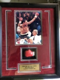 Framed Oscar De La Hoya Art Piece