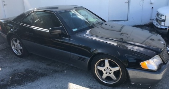 1991 SL550 Mercedes with Hardtop & Softtop