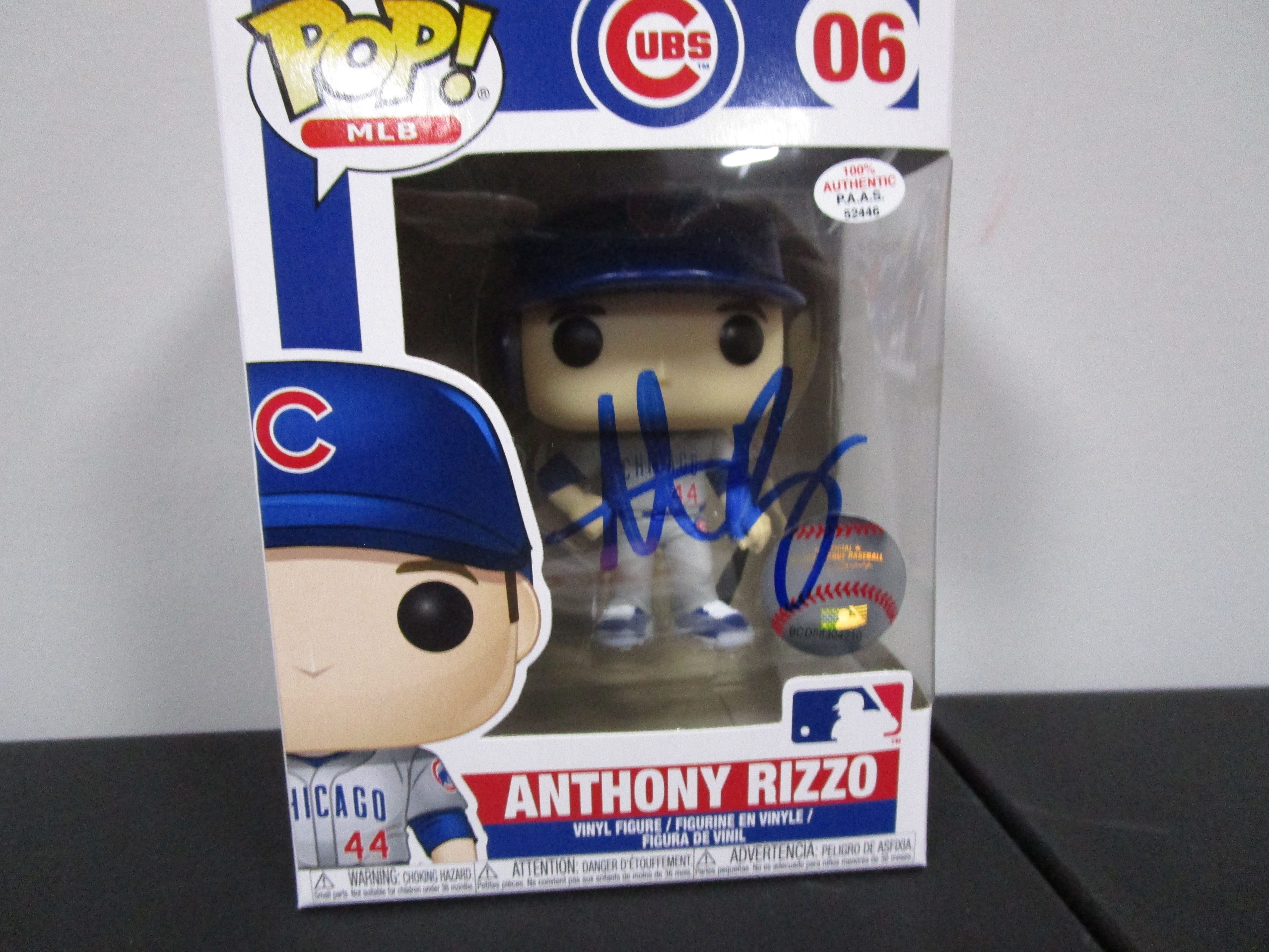Anthony Rizzo Chicago Cubs Autographed Chicago Blackhawks Red