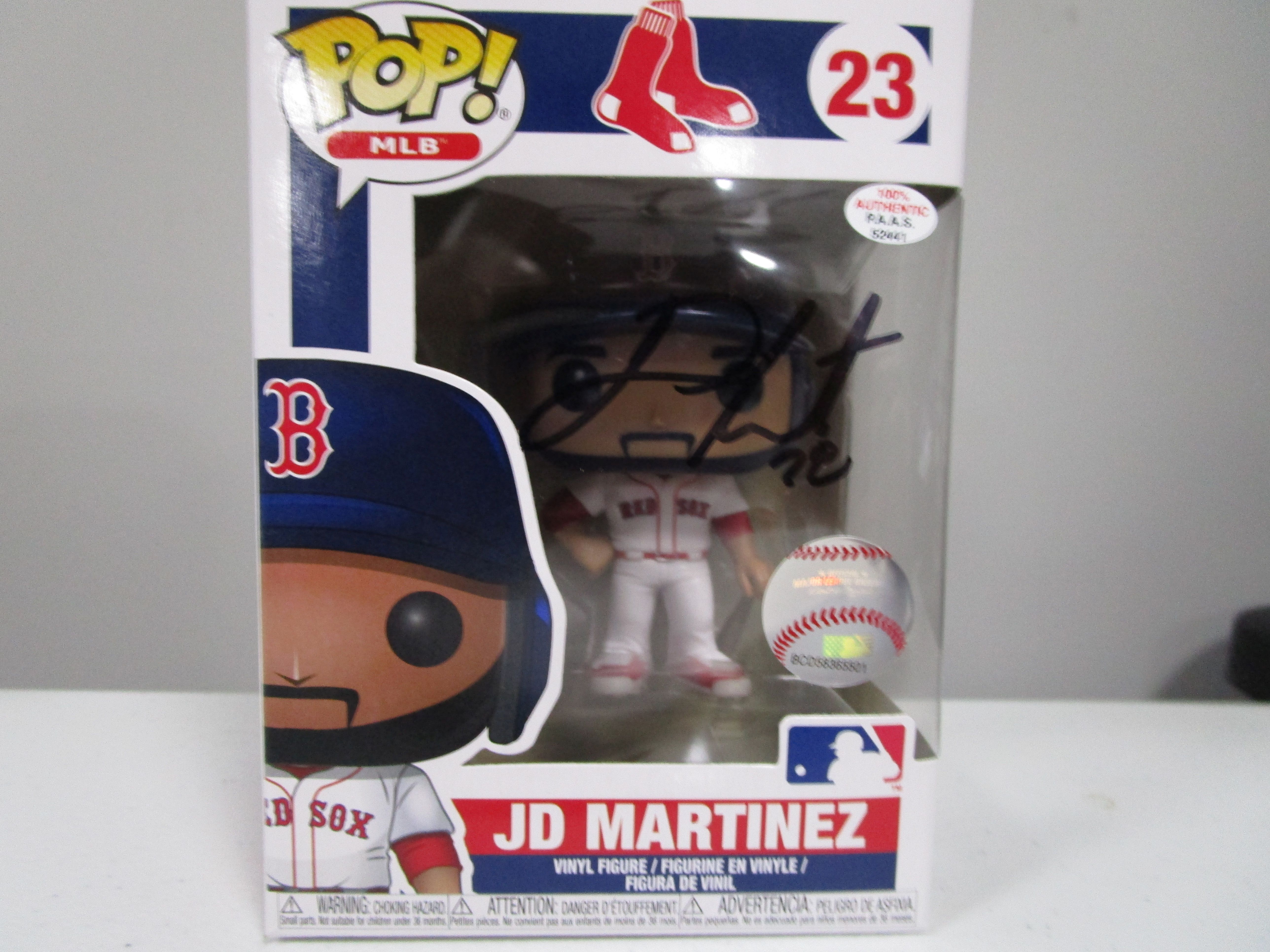 J.D. Martinez Autographed Baseball
