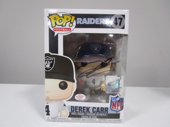 Derek Carr of the Oakland Raiders signed autographed Funko Pop Figure PAAS COA 751