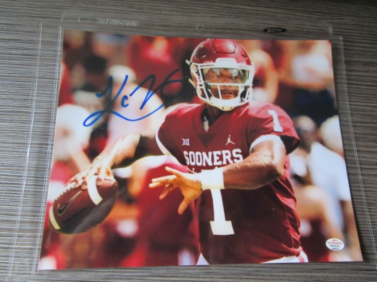 Kyler Murray of the Oklahoma Sooners signed autographed 8x10 photo PAAS COA 635