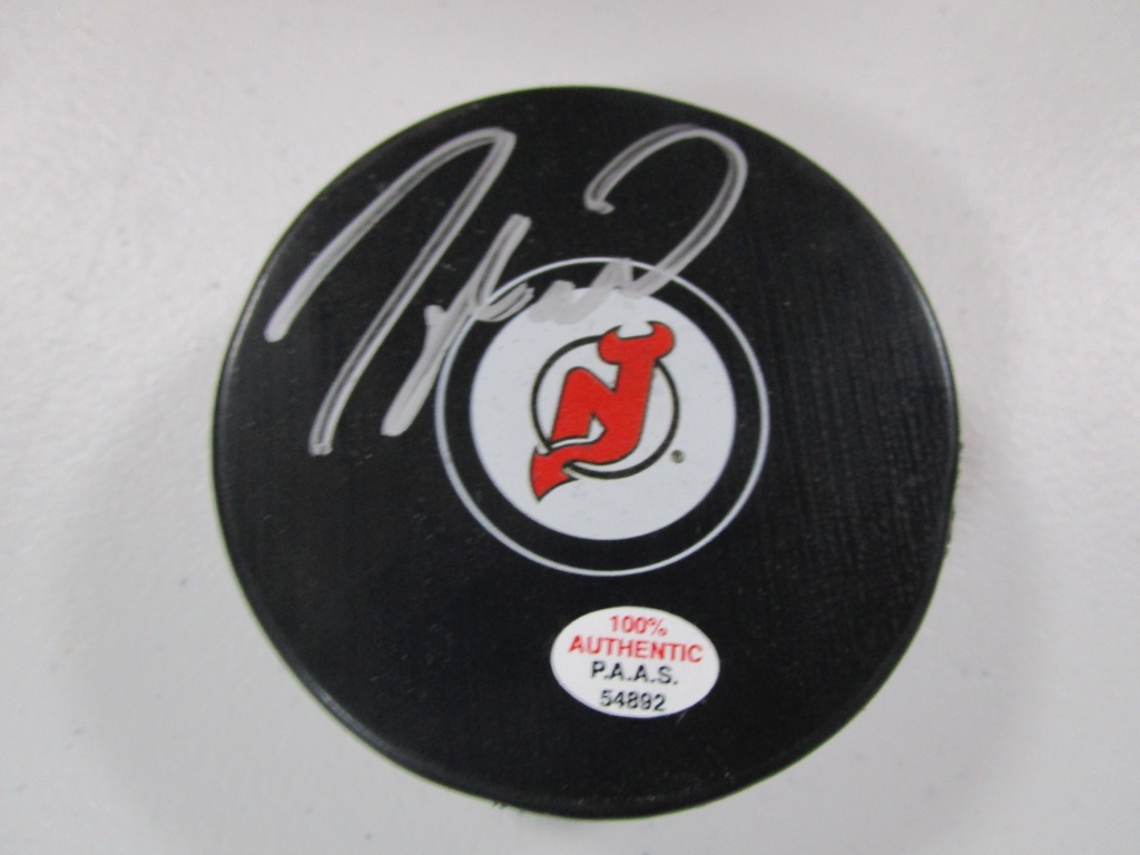 autographed taylor hall jersey