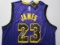 LeBron James of the LA Lakers signed autographed basketball jersey CA COA 338