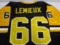 Mario Lemieux of the Pittsburgh Penguins signed autographed hockey jersey PAAS COA 239