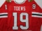 Johnathan Towes of the Chicago Blackhawks signed autographed hockey jersey PAAS COA 209