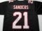 Deion Sanders of the Atlanta Falcons signed autographed football jersey PAAS COA 091