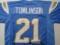 LaDainian Tomlinson of the San Diego Chargers signed autographed football jersey PAAS COA 466