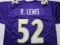 Ray Lewis of the Baltimore Ravens signed autographed football jersey PAAS COA 516