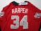 Bryce Harper of the Washington Nationals signed autographed All Star baseball jersey PAAS COA 836