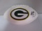 Aaron Rodgers of the Green Bay Packers signed autographed logo football PAAS COA 964