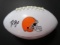 Baker Mayfield of the Cleveland Browns signed autographed logo football PAAS COA 463