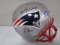 Tom Brady Bill Bellichick of the Patriots TEAM signed full size helmet 11 signatures PAAS LOA 444