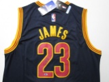 LeBron James of the Cleveland Cavaliers signed autographed basketball jersey CA COA 781