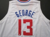 Paul George of the LA Clippers signed autographed basketball jersey PAAS COA 476