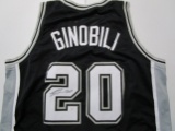 Manu Ginobili of the San Antonio Spurs signed autographed basketball jersey PAAS COA 190