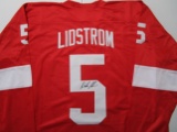 Nicklaus Lidstrom of the Detroit Redwings signed autographed hockey jersey PAAS COA 220