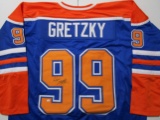 Wayne Gretzky of the Edmonton Oilers signed autographed hockey jersey PAAS COA 243