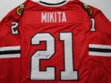 Stan Mikita of the Chicago Blackhawks signed autographed hockey jersey PAAS COA 625